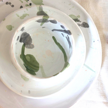 Load image into Gallery viewer, Ceramic Handmade Soup Bowl in a Watercolour Aesthetic