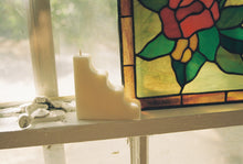 Load image into Gallery viewer, Stairs Soy Pillar Candle - Solid Colorways

