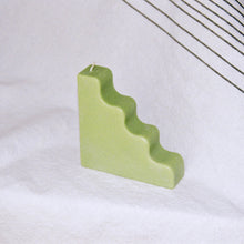Load image into Gallery viewer, Stairs Soy Pillar Candle - Solid Colorways
